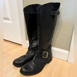 Timberland Leather High-calf Moto Boots